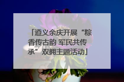 遵义余庆开展“粽香传古韵 军民共传承”双拥主题活动