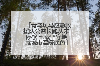 青岛斑马应急救援队公益长跑从未停歇 七载坚守绘就城市温暖底色