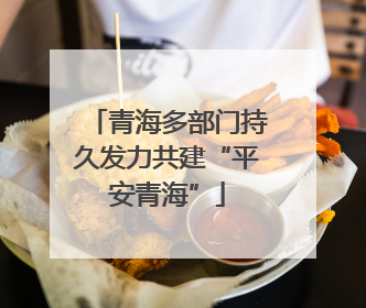 青海多部门持久发力共建“平安青海”