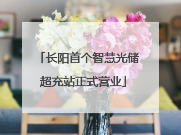长阳首个智慧光储超充站正式营业
