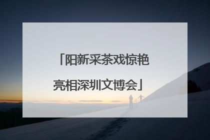 阳新采茶戏惊艳亮相深圳文博会