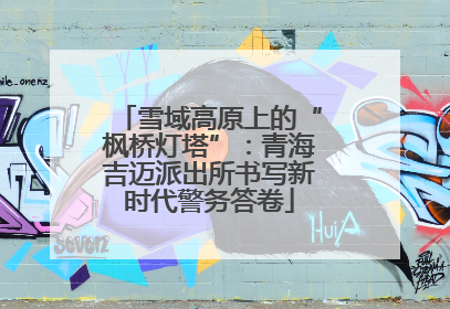 雪域高原上的“枫桥灯塔”：青海吉迈派出所书写新时代警务答卷