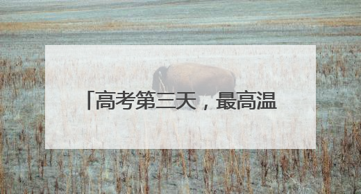 高考第三天，最高温41℃+大风+强对流，请注意防范！河北最新出行信息→