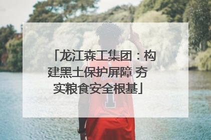 龙江森工集团：构建黑土保护屏障 夯实粮食安全根基