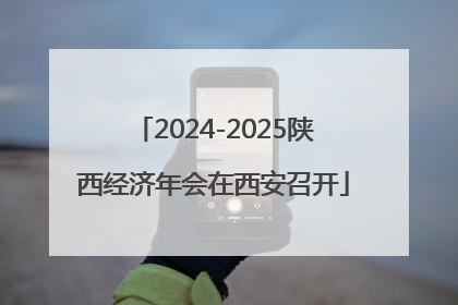 2024-2025陕西经济年会在西安召开