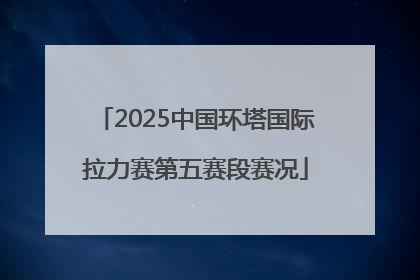 2025中国环塔国际拉力赛第五赛段赛况