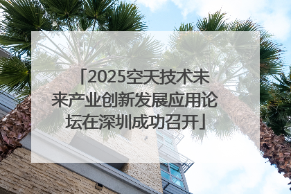 2025空天技术未来产业创新发展应用论坛在深圳成功召开