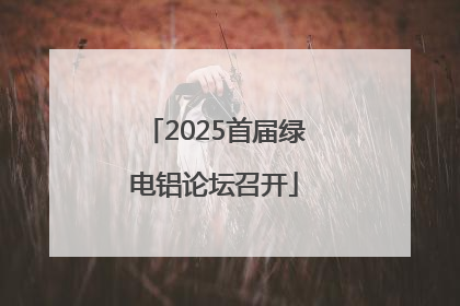 2025首届绿电铝论坛召开