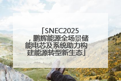 SNEC2025，鹏辉能源全场景储能电芯及系统助力构建能源转型新生态